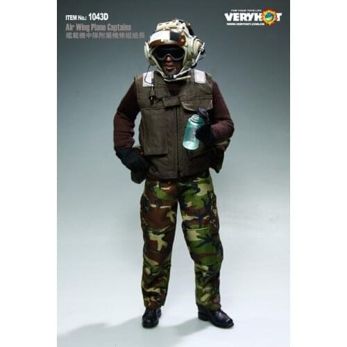 Very Hot US NAVY FLIGHT DECK CREW Air Wing Plane Captains Set 1/6 (NO BODY & HEAD)