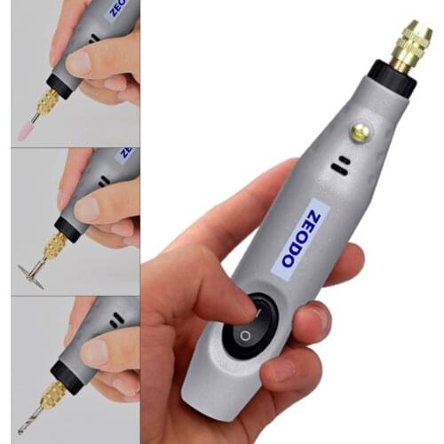 Mini Electric Grinder DIY Tool Drill Hole Plug Tools for Wood Carving Stone Carving Milling Jewellery Agate DC 12V AC100-240V