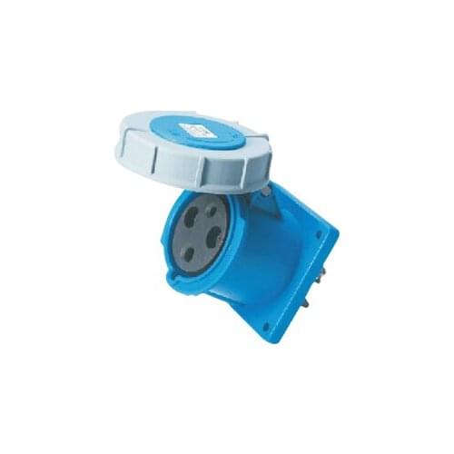 N-3432 125A 220-250V 3pin Industrial Direct Socket 2P+E with CE ROHS 1 Year Warranty IP67 Waterproof Connector