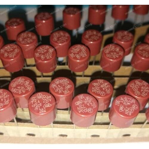 100% New 382 TR5 Fuse Slow Blow 250V T0.5A T0.63A T1A T1.25A T1.6A T2A T2.5A T3.15A T4A T6.3A