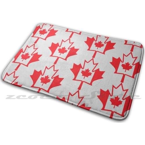 Canadian Maple Leaf Gift For Canadian Men And Women Soft Non-Slip Mat Rug Carpet Cushion Canada Maple Leaf Canada Day Canadian