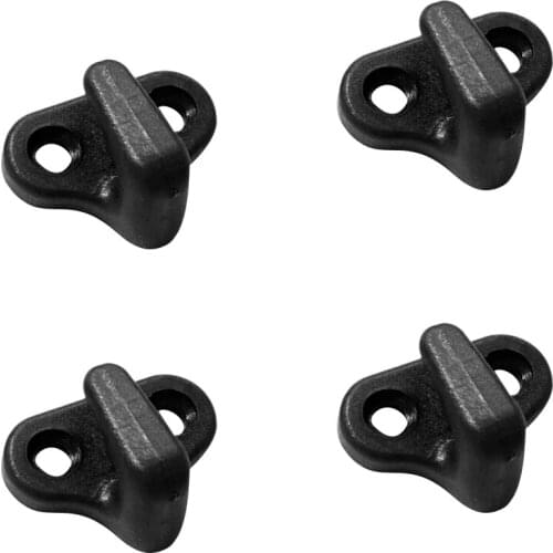 Prettyia 4 Packs Nylon Kayak Lashing Hooks Clip Bungee Kit