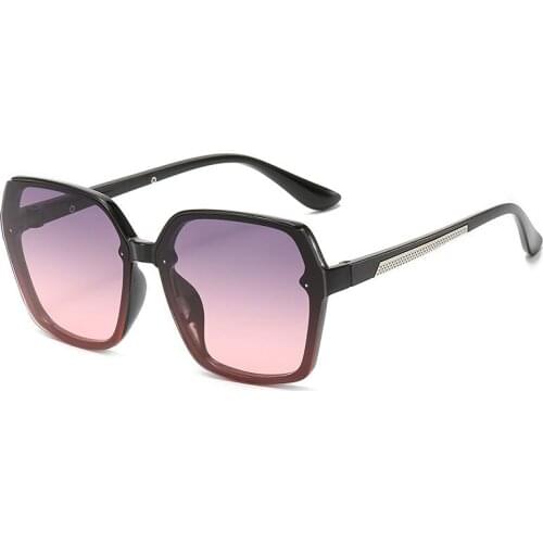 Fashion New Women Oversized Sunglasses Luxury Brand Designer Vintage Women Sun Glasses Ladies Shades UV400 Eyewear Oculos De Sol