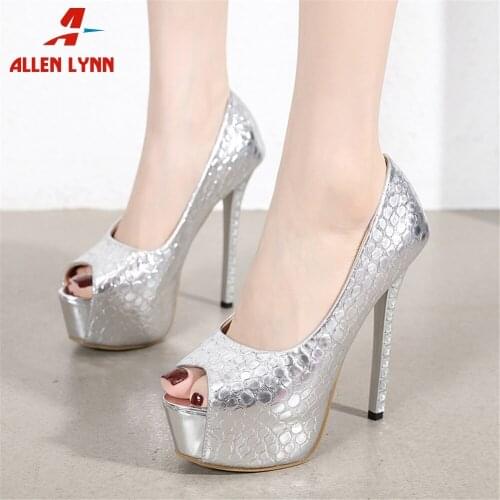 Female Sexy Party Peep Toe Pumps Platform Thin High Heels Slip On Crystal Women Pumps 2021 Summer Autume Office Footwear Shoes