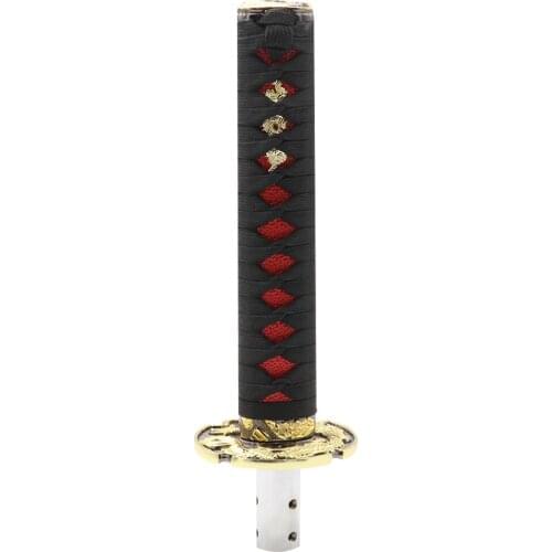 Universal Samurai Sword Gear Shift Knob Shifter Katana Metal 200mm Black