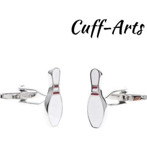 Cute Ten Pin Bowling Sports Cufflinks for Men Best Man Cufflinks Set Cufflinks Wedding Suit Shirt Cuff Links Men C10638
