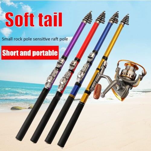 2021 Portable Rock 2.1m 2.4m 2.7m Carp rod Feeder Telescopic Sea Fishing Rod Pole Spinning rod carbon fiber Ultralight hard