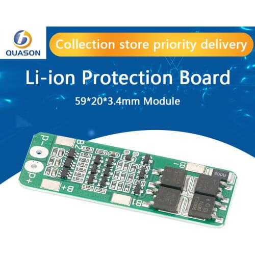 3S 20A Li-ion Lithium Battery 18650 Charger PCB BMS Protection Board 12.6V Cell 59x20x3.4mm Module