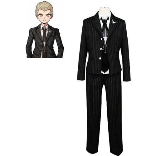 Anime Super DanganRonpa Fuyuhiko Kuzuryu Costume for Men Women Full Set Halloween Unisex Cosplay Costume