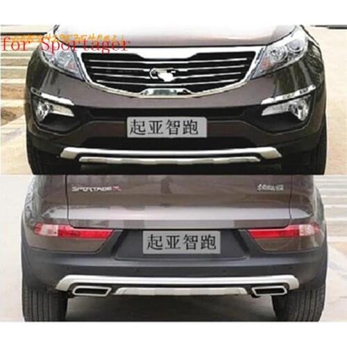 Automatic ABS model Front + Rear lid to trim bars Front and rear bumper stickers on rear window for Kia Sportager 2011-2016