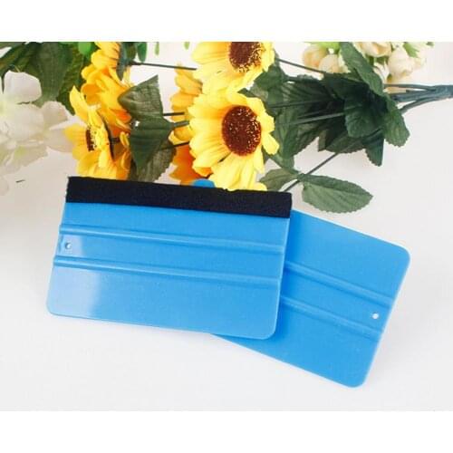 Auto Vinyl Wrap Film Card Squeegee Car Foil Wrapping Suede Felt Scraper Auto Car Styling Sticker Accessories Window Tint Tools