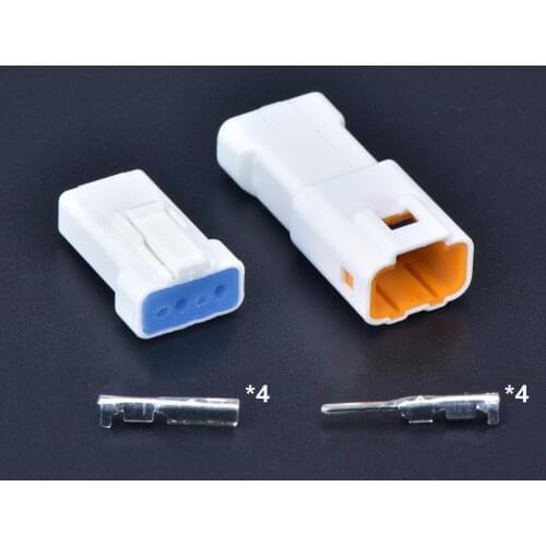 5 sets JST JWPF type Automotive Waterproof Cable Connector 4 pin Male and Female Butt Plug 04R-JWPF-VSLE-S 04T-JWPF-VSLE-S