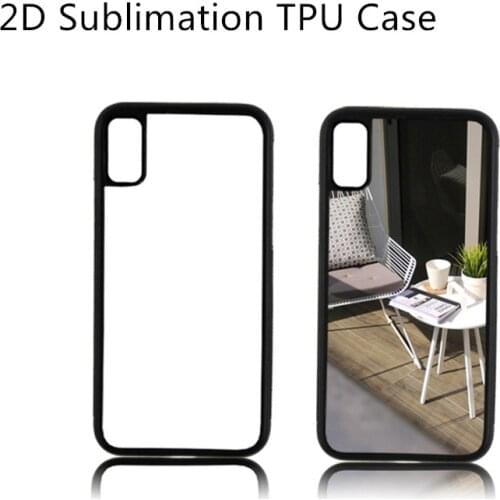 2D Sublimation Case For iPhone X Xs XR Xs Max Matte TPU+PC Blank Printed Cover with Aluminum Metal Sheet 10pcs