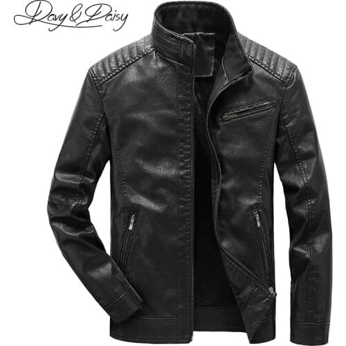 DAVYDAISY Mens Biker Jackets