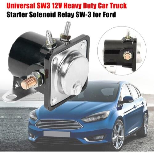 SW-3 Heavy Duty Car Truck Starter Solenoid Relay 4 Terminal for Ford 12V Replace Car Accessories Wholesale Dropshipping 2021
