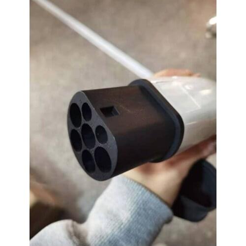 EV charger type 2 plug connector EVSE electric vehicle male side AC charging 16A 32A three-phase single-phase