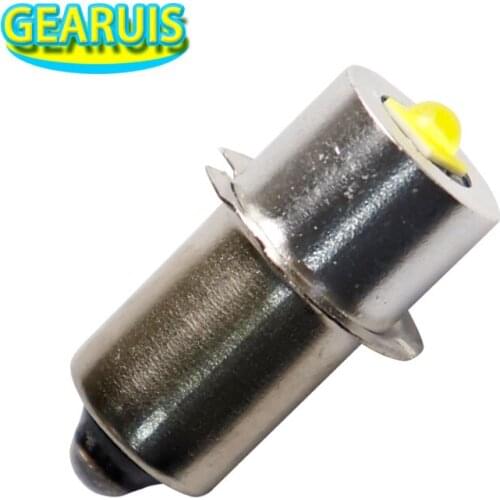 100X 3W 6V to 24V P13.5S Flashlight LED Bulb 3535 130MA 1.56W E10 BA9S T4W led Maglite Work Lights Flashlight Torches Bulb