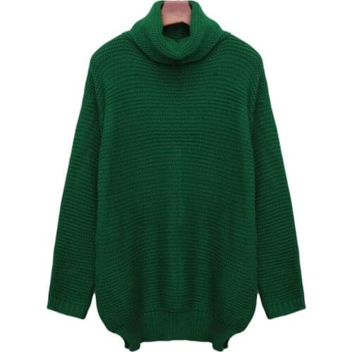 Coarse Pullover Womens Jumper Turtleneck Sweater Female Jumper Women Warm Sweater Thick Winter Cable Knitted Sweater