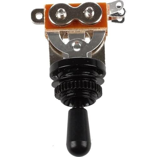 GTBL Black Tip 3 Way Toggle Switch Pickup Selector for Electric Guitar