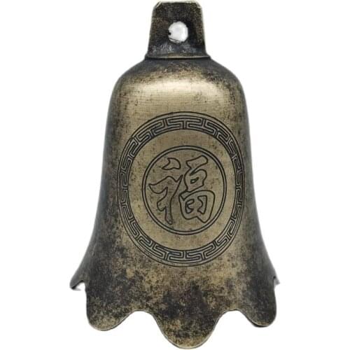 Chinese Old Tibet Silver Carving Silver Bell