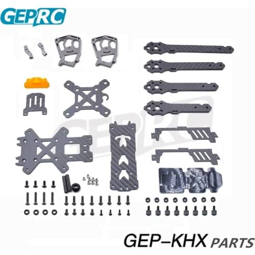 GEPRC GEP-KHX4 5 6 7 Elegant Hybrid-X Carbon fiber Frame kit Repair spare parts