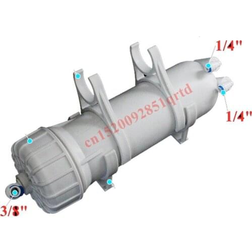 3012-400 600 Gpd Water Cartridge Housing Shell for Osmosis Water Filter System Osmosis Cartridge Housing Ro Water Purifier Parts