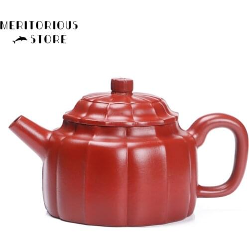 Beauty Authentic Chinese Yixing Teapot Pure Handmade Ore Teapot Purple Clay Kettle Chinese Custom Tea Set Gifts Drinkware 200ml