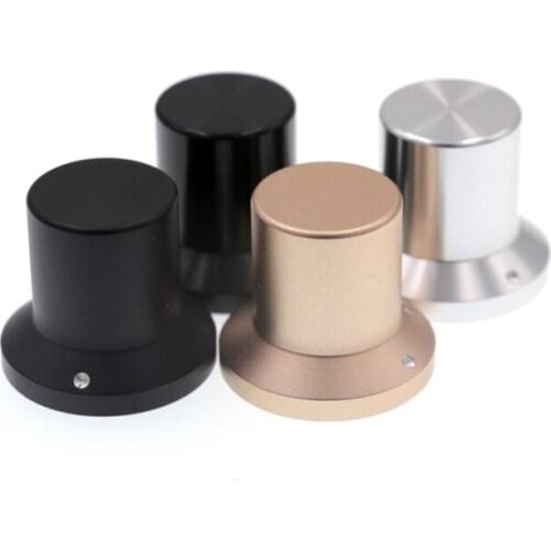 KYYSLB 25*22mm Audio Power Leveler Volume Knob All Aluminum Solid Aluminum Alloy Knob Cap Type Tube Amplifier Knob