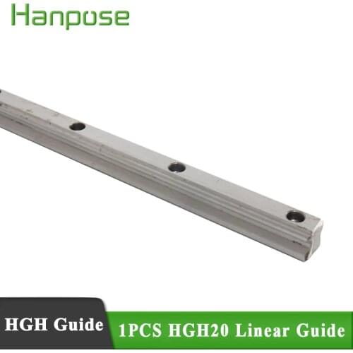 HGH20 Linear Guide Rail 100 200 300 400 500 -1000mm 3D print parts CNC linear guide Linear rail slide