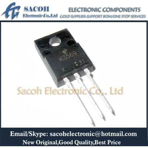 New Original 10PCS/Lot 2SK3569 K3569 or 2SK3568 K3568 or 2SK3567 K3567 or 2SK3566 K3566 TO-220F 10A 600V Power MOSFET