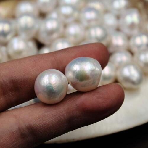 WHOLESALE 11-12mm Super Big Size Natural Real Pearls, Loose Freshwater Irregular Baroque Pearls, 10PCS/LOT