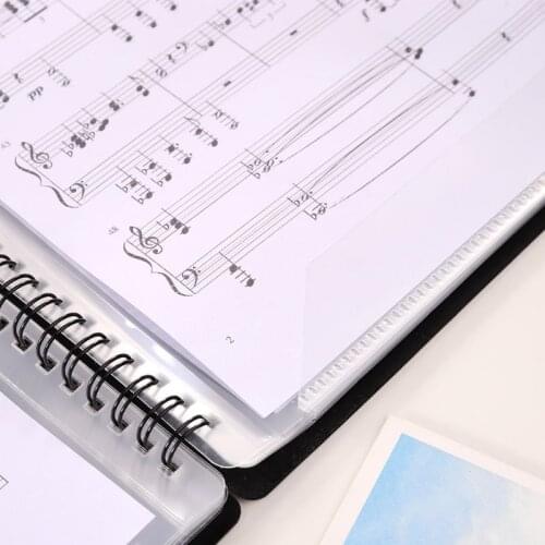 A4 Size Music Score Sheet Document File Folder Storage Organizer 20/30 Pages XXUC