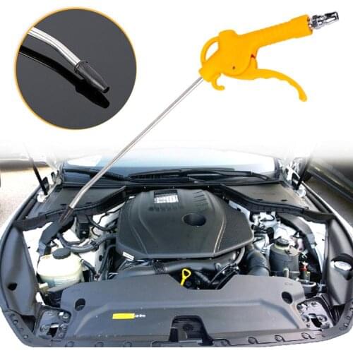 Pneumatic Air Dust Blower Yellow Plastic Dust Removal Powerful Air Compressor Air Pump Device Cleaning Handhold Power Tool