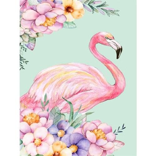 Full Square/round Diamond 5D DIY Diamond Painting Flamingo Embroidery Cross Stitch Rhinestone Mosaic Home Decor