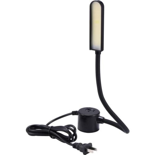 Portable Sewing Machine Light 110-265V 3W/6W/8W COB LED Work Light Magnetic Mounting Base Gooseneck Lamp for Workbenches Lathes