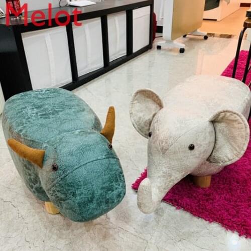 Animal Stool Cute Childrens Stool Stool Creative Cartoon Hallway Shoes Changing Tea Table