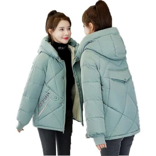 Trending Products Youth clothing Women Cotton jacket large size Winter coat Casual short jackets Warm Outwear Free shipping 238