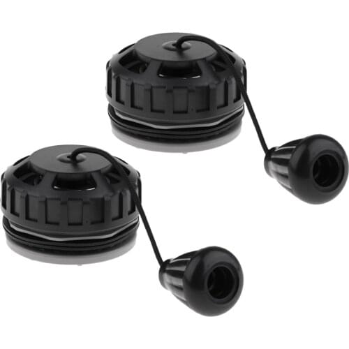 2Pcs Black Plastic 2' Universal Scuba Diving Dive Over Pressure Relief Valve Diver Lift Bags Dive Over Pressure Valve