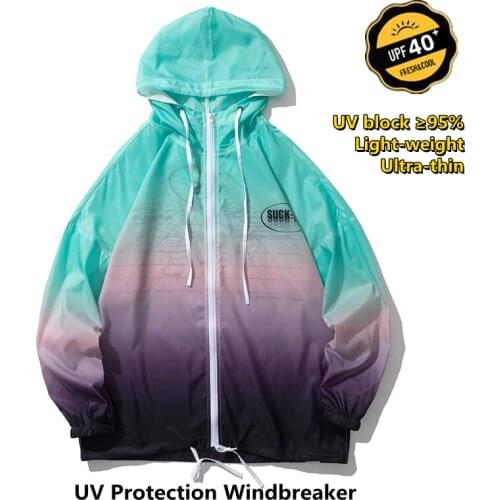Summer Sun UV Protection Clothing Mens Windbreaker Cycling Jacket Fishing Outerwear Ropa Veste Oversize Y2K Fashion Sweatshirts