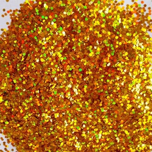 Bling Sparkly Laser Dark Golden Colorful Nail Art FINE GLITTER DUST UV Gel Acrylic Nails DIY Accessory N09