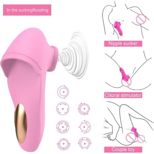 G-spot Female Masturbation Finger Cots Vibrating Sucker Nipple Vibrator Clitoral Stimulation Porn and Sex Toys Cheap Sex Toys