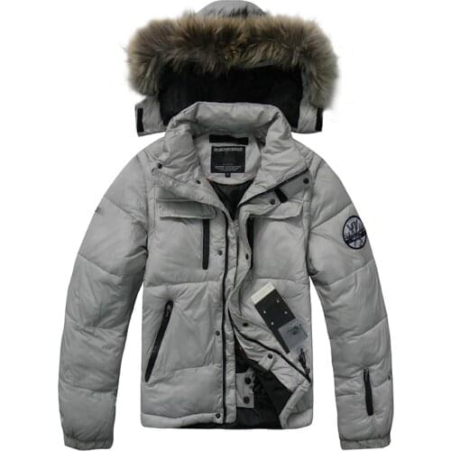 2021 High Quality Winter Down Jacket Men Casual Thick Warm Down Coats 90% White Duck Down Brand Hooded Winter Down Jackets Man