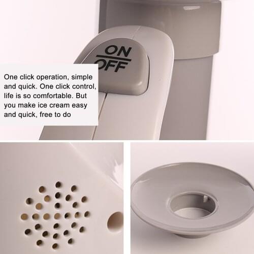 Automatic Ice Cream Maker Yogurt Sherbet Machine Compressor EU DIY Large Sprout Easy Operation