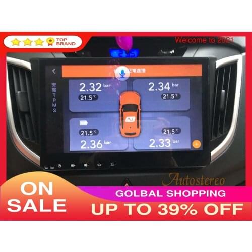 Car TPMS For Android 10 Android 9.0 Android 8.1 Android7 Car GPS System Car Tire pressure USB Android system