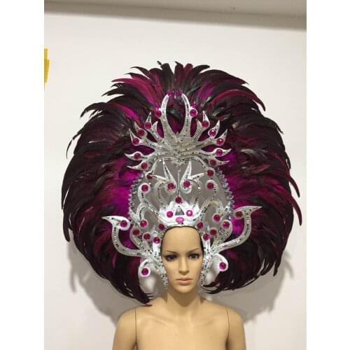 Brazil Rio Spanish Cuba Santiago Havana Venice Dionysia carnival Float Mask dress masque ball costume samba plumage plume Headd