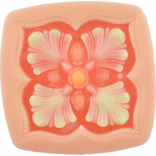 Four Leaves Mold S511 Craft Art Silicone 3D Soap Mold Craft Molds DIY Handmade Candle Molds