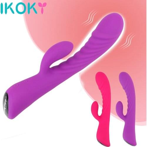 Dildo Vibrators 9 Modes Vaginal Clit Stimulation G Spot Rabbit Vibrator USB Rechargeable Sex Toys for Women