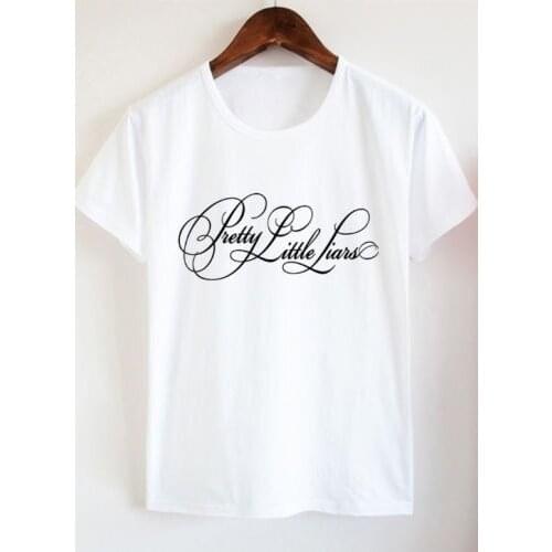 Cotton Handmade Unique Loose Womens Girls Ladys T-Shirt Pretty Little Liars graphic fashion funny tumblr tees art tops-J773