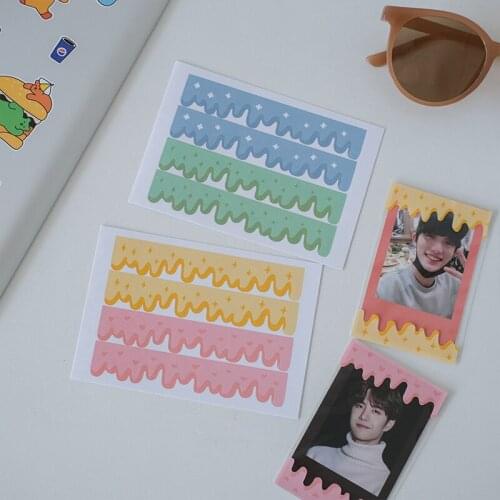 Kawaii Cheese Flame Decorative Stickers DIY Scrapbooking Photo Album DIY Diary Collage Material Cute Stationery Sticker