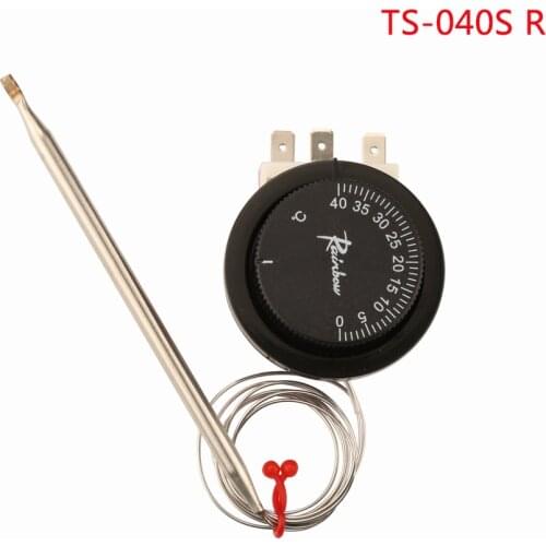 TS-040SR Korea Rainbow Capillary Thermostat with 0~40 Degrees Celsius 3 Pins One-phase Adjustable Temperature Controller